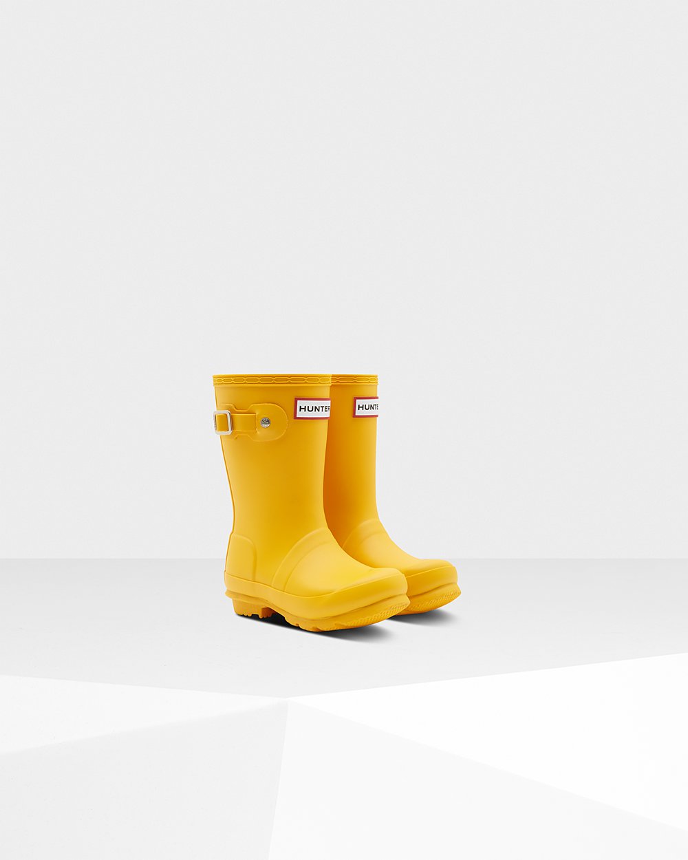 Kids Hunter Original Little - Rain Boots Yellow - 8263-CNAQZ